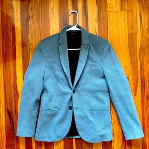 Zara Light Green Blazer (Medium) - Men